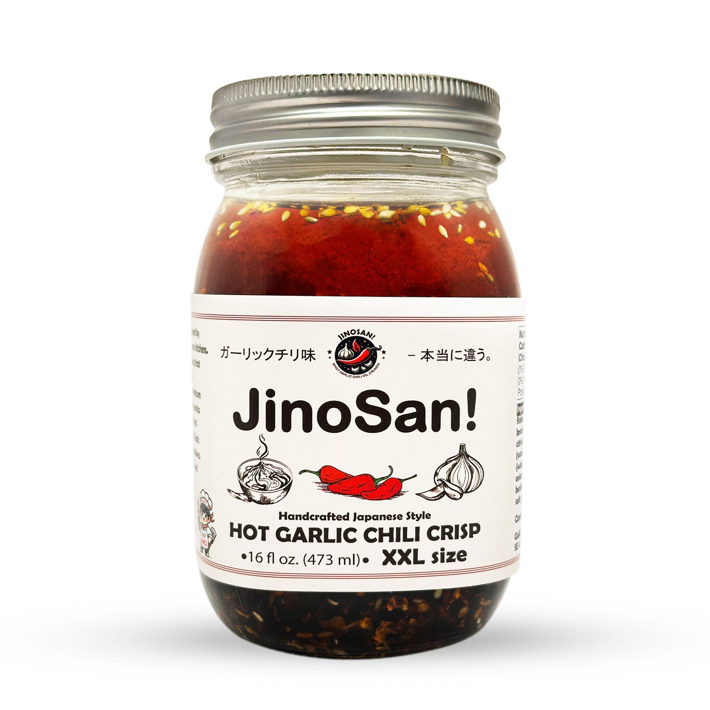 JinoSan! Hot Garlic Chilli Crisp